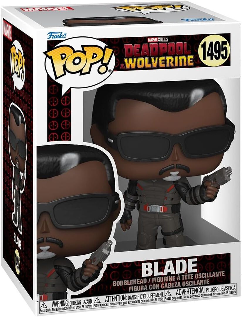 Figurine Funko Pop! N&deg;1495 | Marvel |  Deadpool 3 | Blade