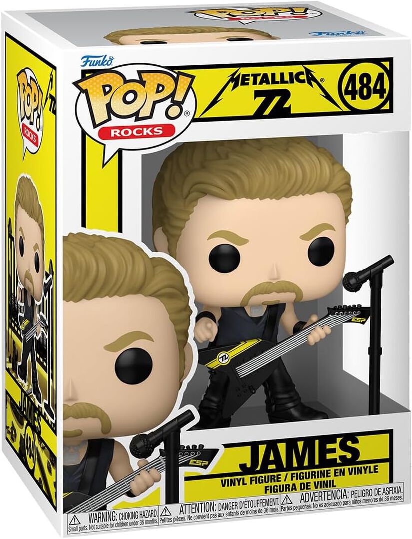 Figurine Funko Pop! N&deg;484 | Metallica | James (72s)