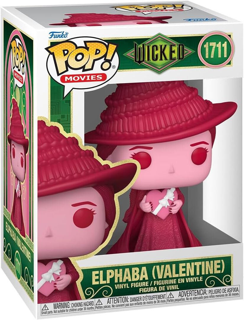 Figurine Funko Pop! N&deg;1711 | Wicked | Elphaba (saint-valentin)