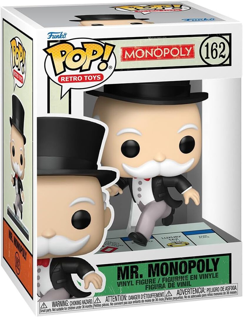 Figurine Funko Pop! | Monopoly | Mr Monopoly (pass Go)