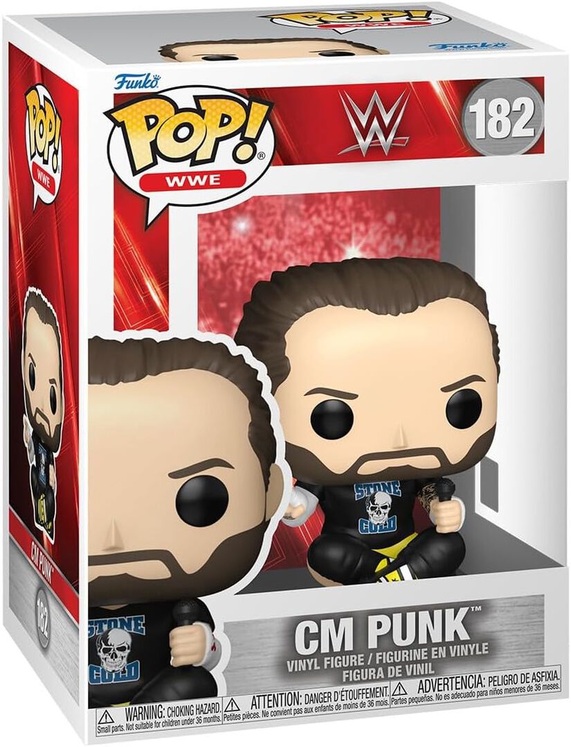 Figurine Funko Pop! N&deg;182 | Wwe | Cm Punk