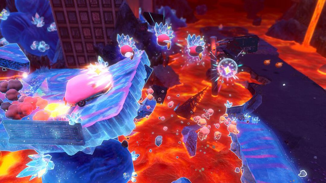 Kirby Et Le Monde Oubli&eacute; Nintendo Switch 2 Edition +le Pays Des &eacute;toiles Filantes | Occasion