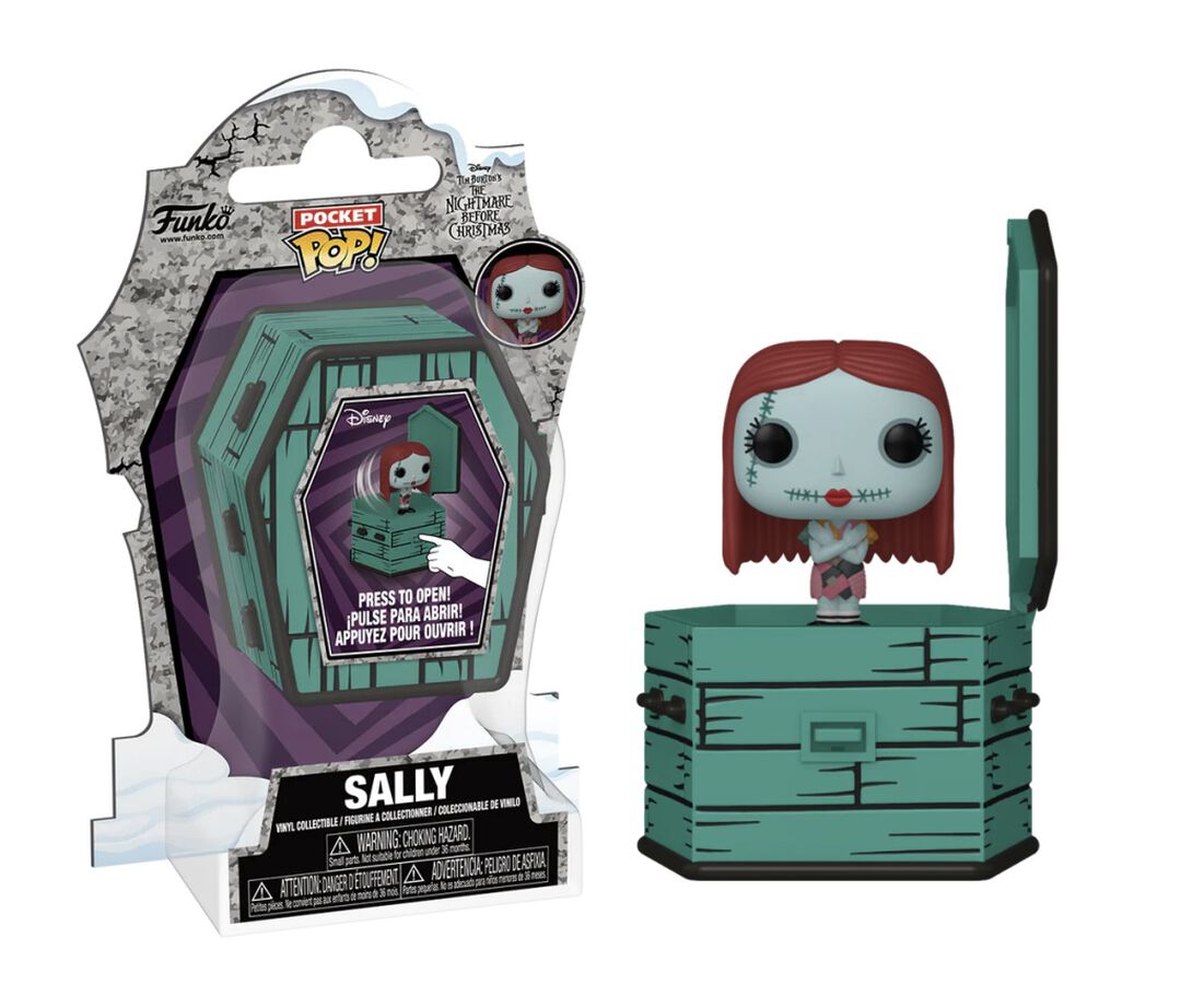 Figurine Coffin Pocket Pop! | L'etrange Noel De Monsieur Jack | Sally Cercueil