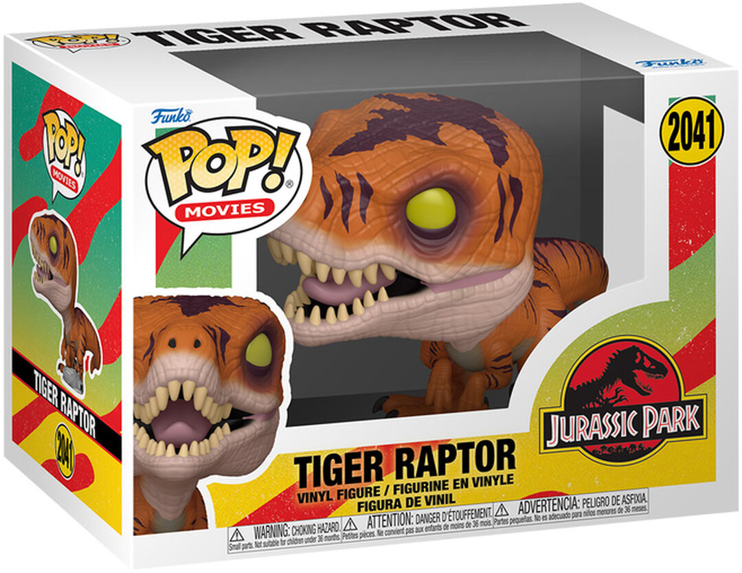 Figurine Funko Pop! | Jurassic Park | Tiger Raptor