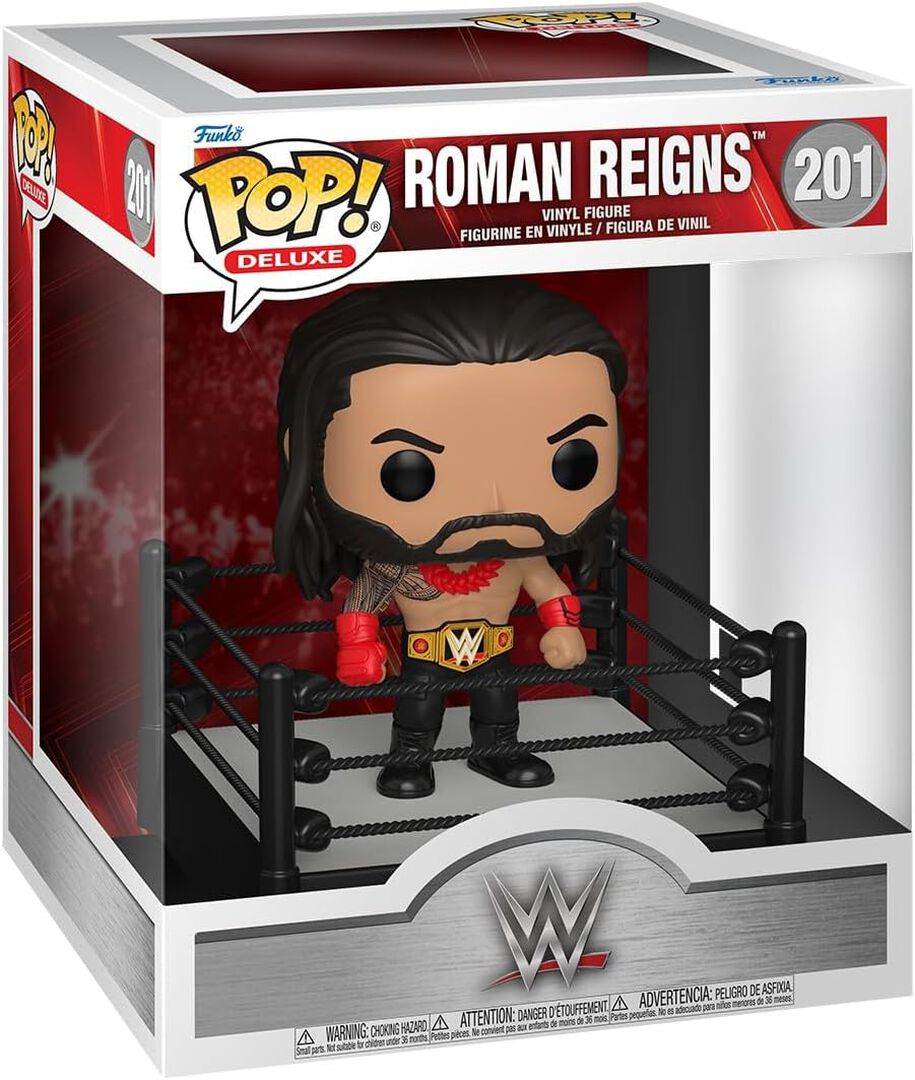 Figurine Funko Pop! Deluxe | Wwe | Roman Reigns Sur Le Ring