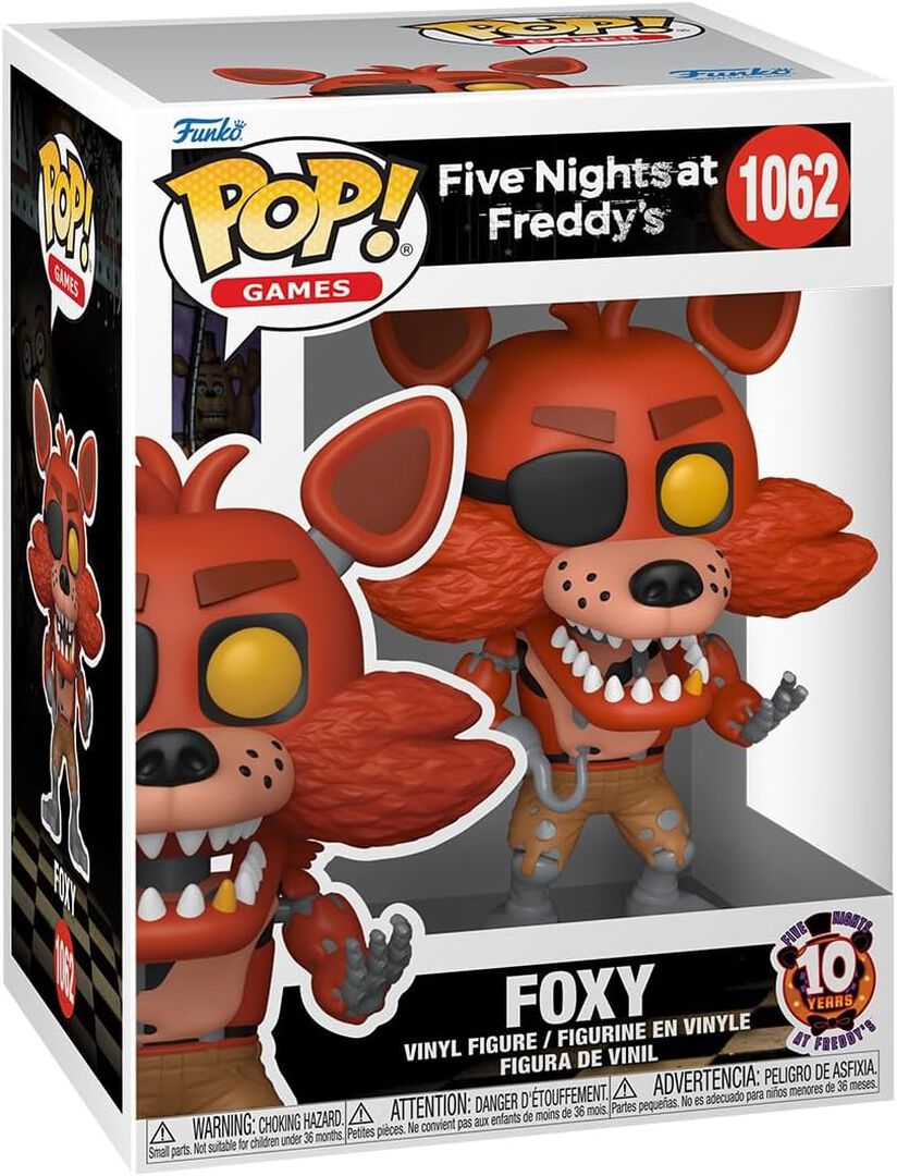 Figurine Funko Pop! N&deg;1062 | Five Nights At Freddy's | Foxy 10ans
