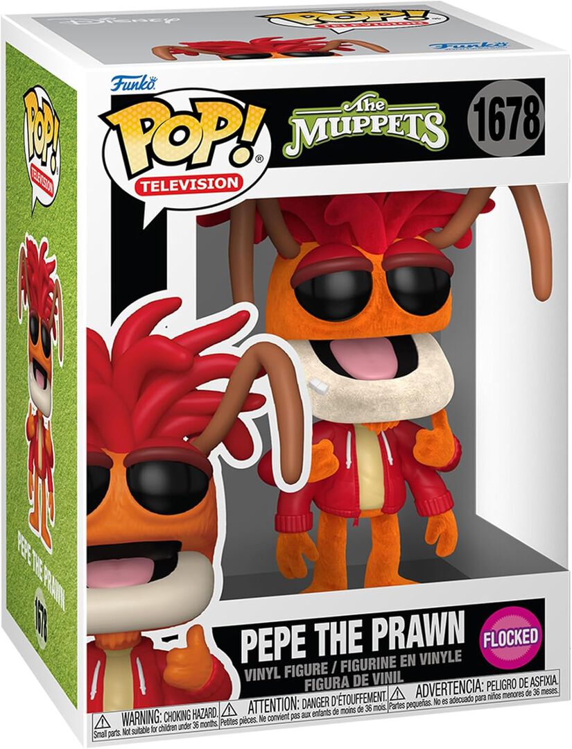 Figurine Funko Pop! | The Muppets | Pepe The Prawn (velours)
