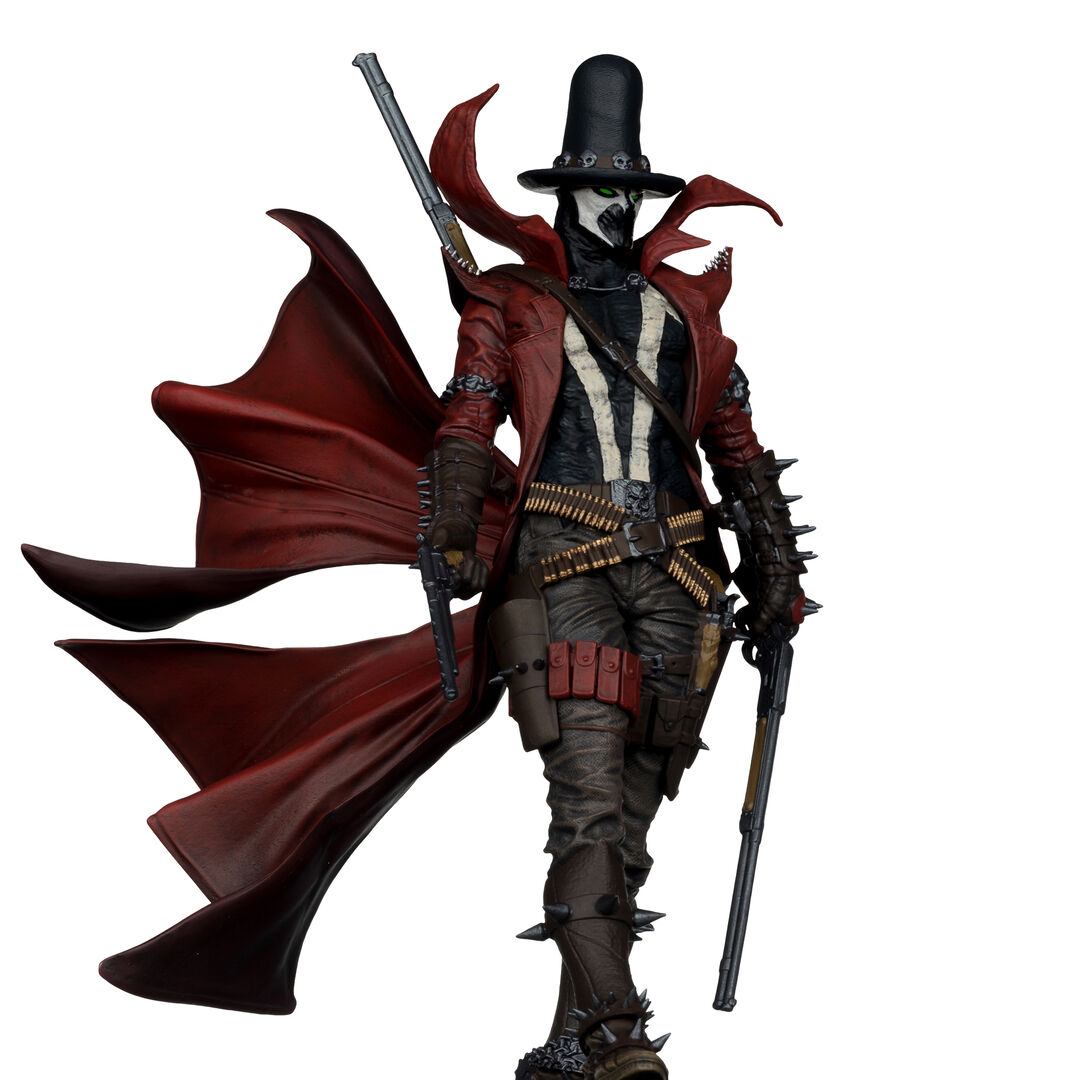 Statuette Resine | Spawn: Black White & Red All Over Spawn By Todd Mcfarlane