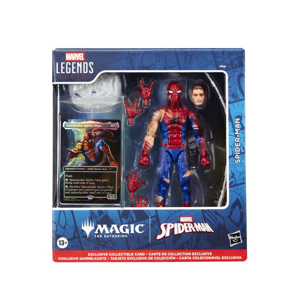 Figurine: Marvel Legends Series Magic: The Gathering Battle-damaged Spider-man
