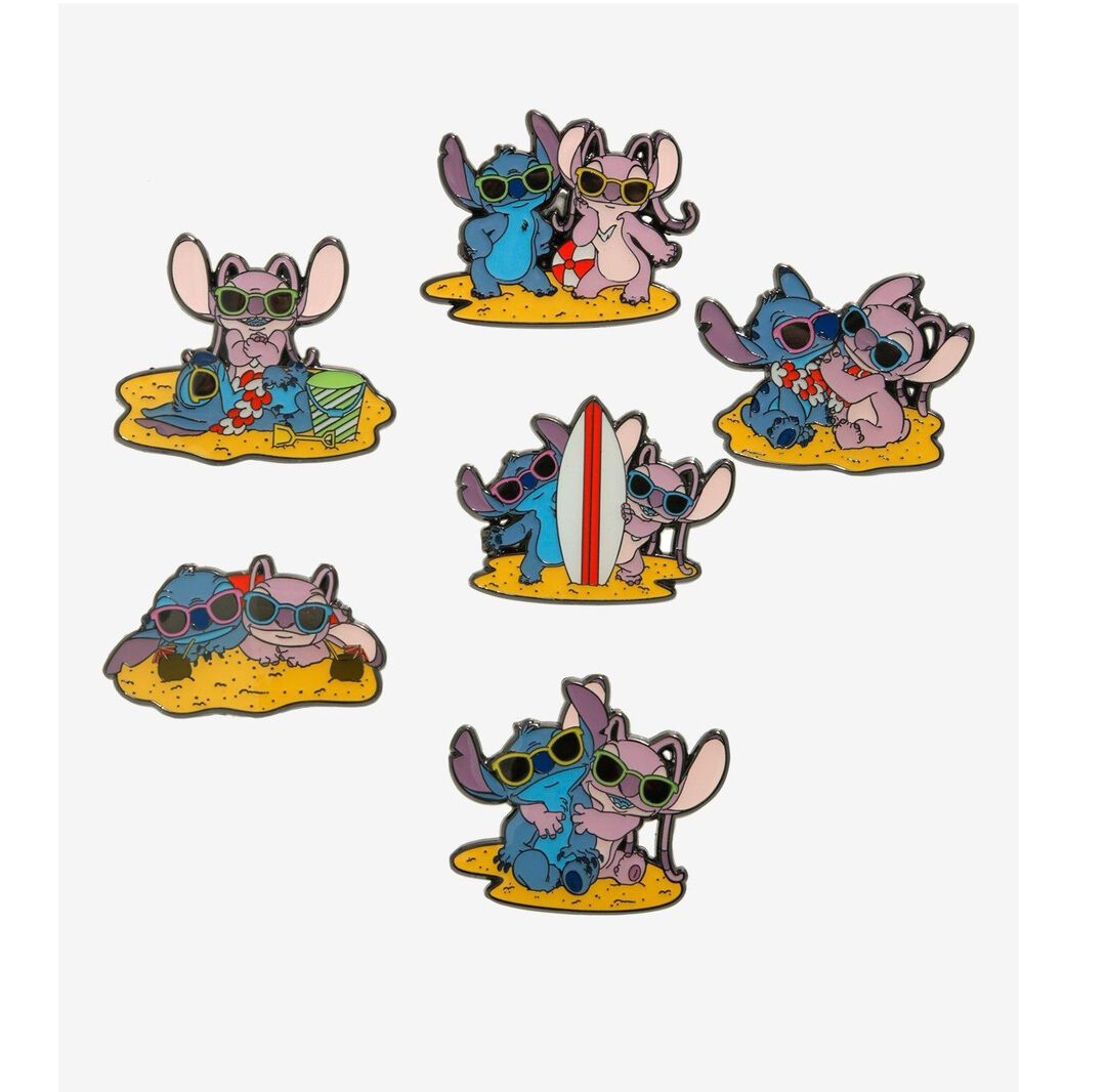 Pins Loungefly | Lilo & Stitch | Stitch Et Angel &agrave; La Plage