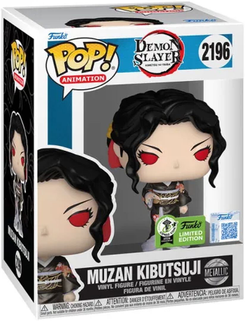 Figurine Funko Pop! N&deg;2196 | Demon Slayer | Muzan Kibutsuji (m&eacute;tallique)