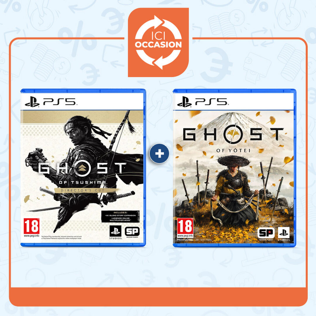 Pack Occaz | Ghost of Tsushima + Ghost of Yotei | Playstation 5