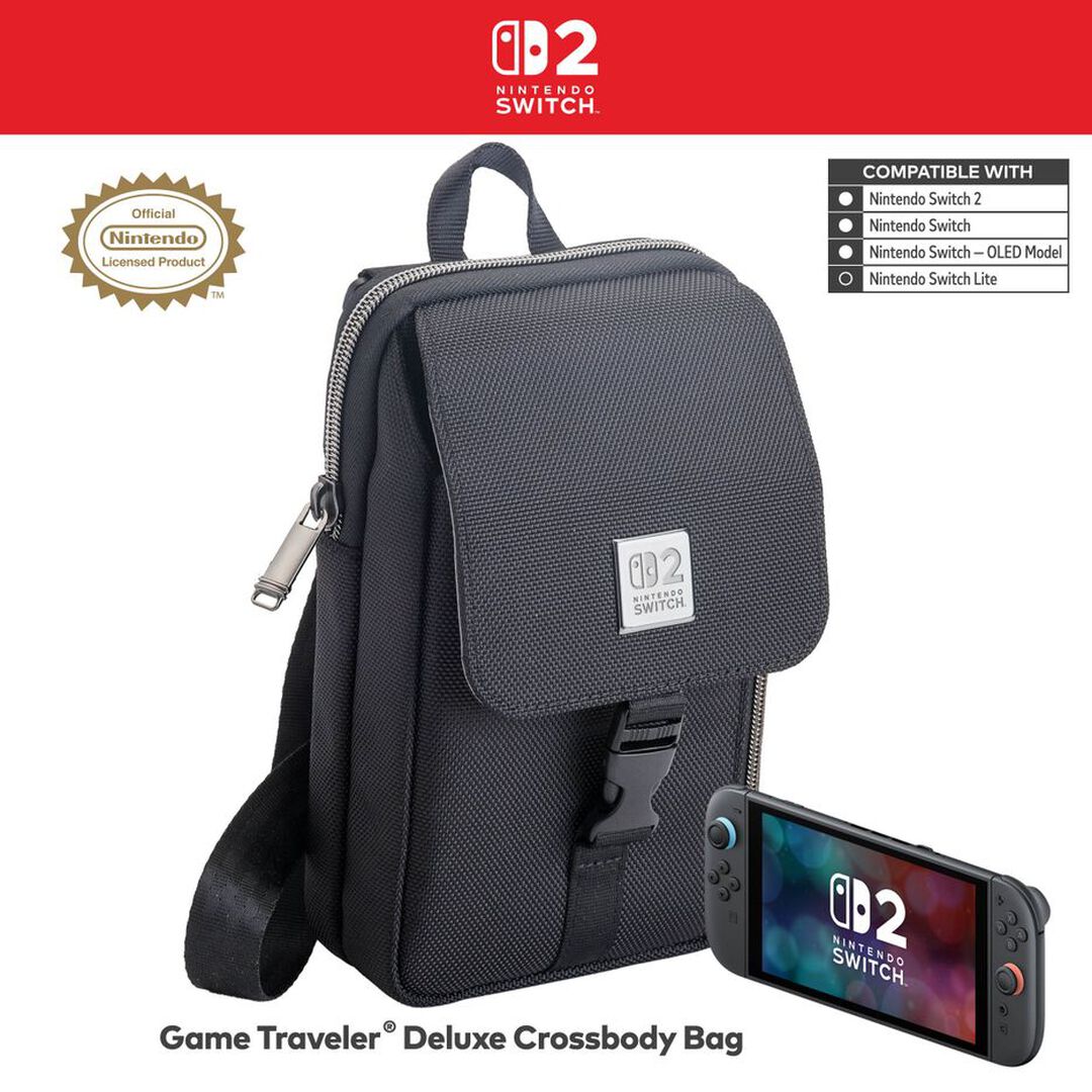 Sac Bandouillere Verticale Sous Licence Switch 2 | Rds | Noir