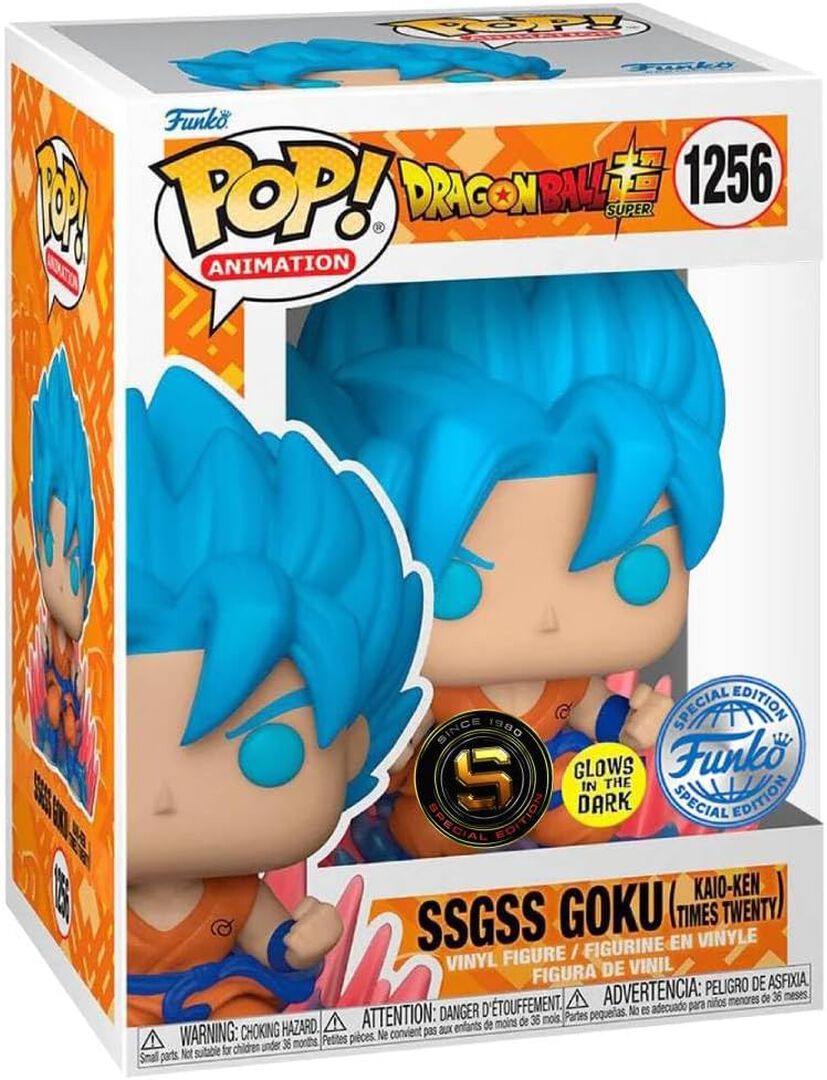 Figurine Funko Pop! | Dragon Ball Super | Ssgss Goku (kaio-ken Times)