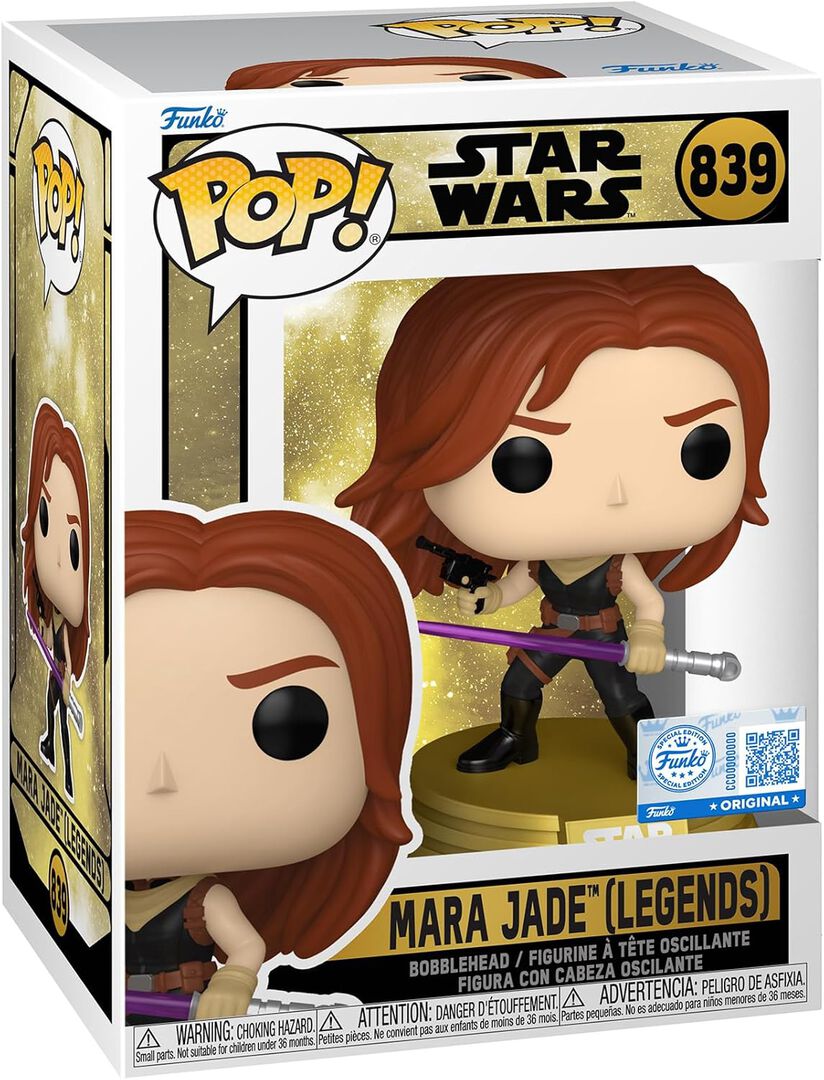 Figurine Funko Pop! N&deg;839 | Star Wars Legends | Mara Jade