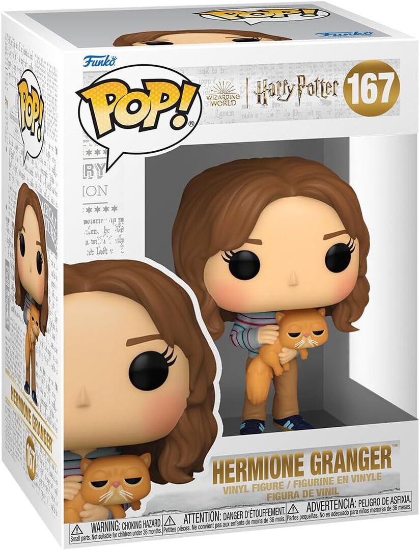 Figurine Funko Pop! N&deg;167 | Harry Potter | Hermione Et Pattenrond