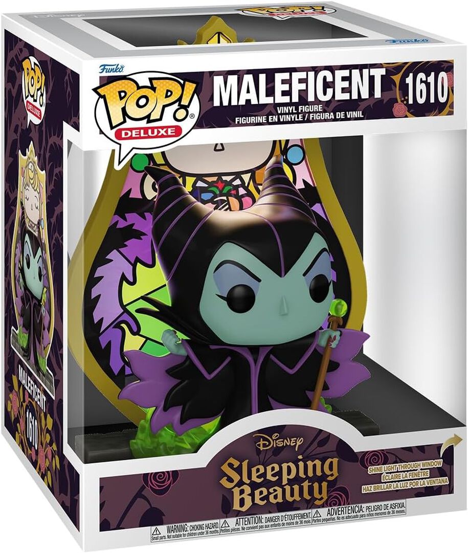 Figurine Funko Pop! Deluxe | Disney | Villains Maleficent (glass)