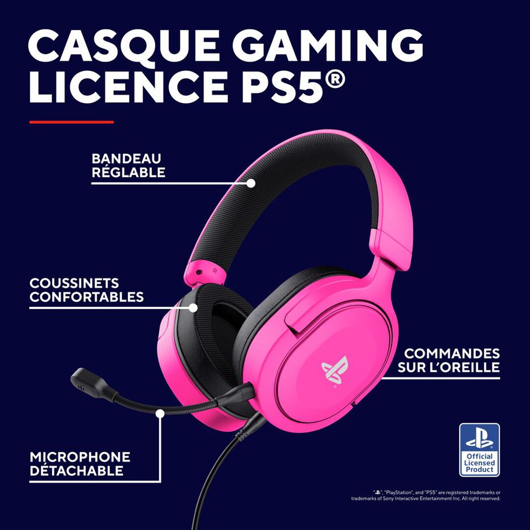 Casque Filaire | Trust | Forta Rose