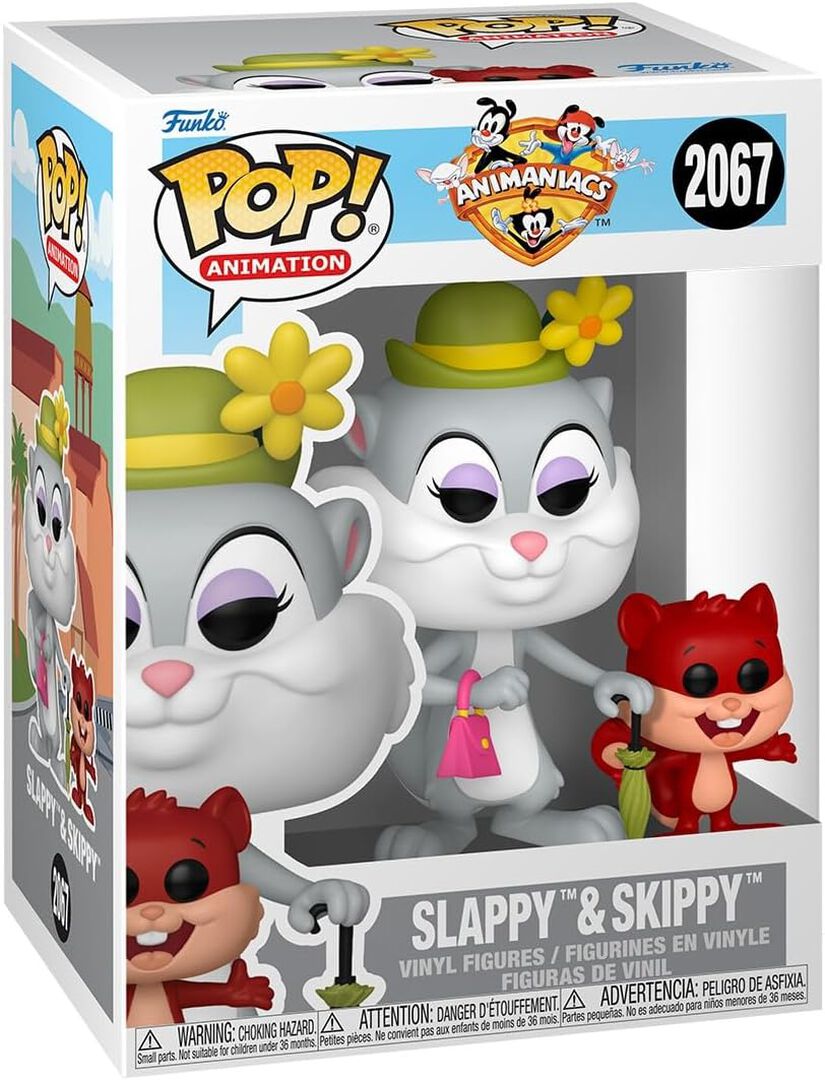 Figurine Funko Pop! N&deg;2067 | Animaniacs | Slappy Avec Skippy