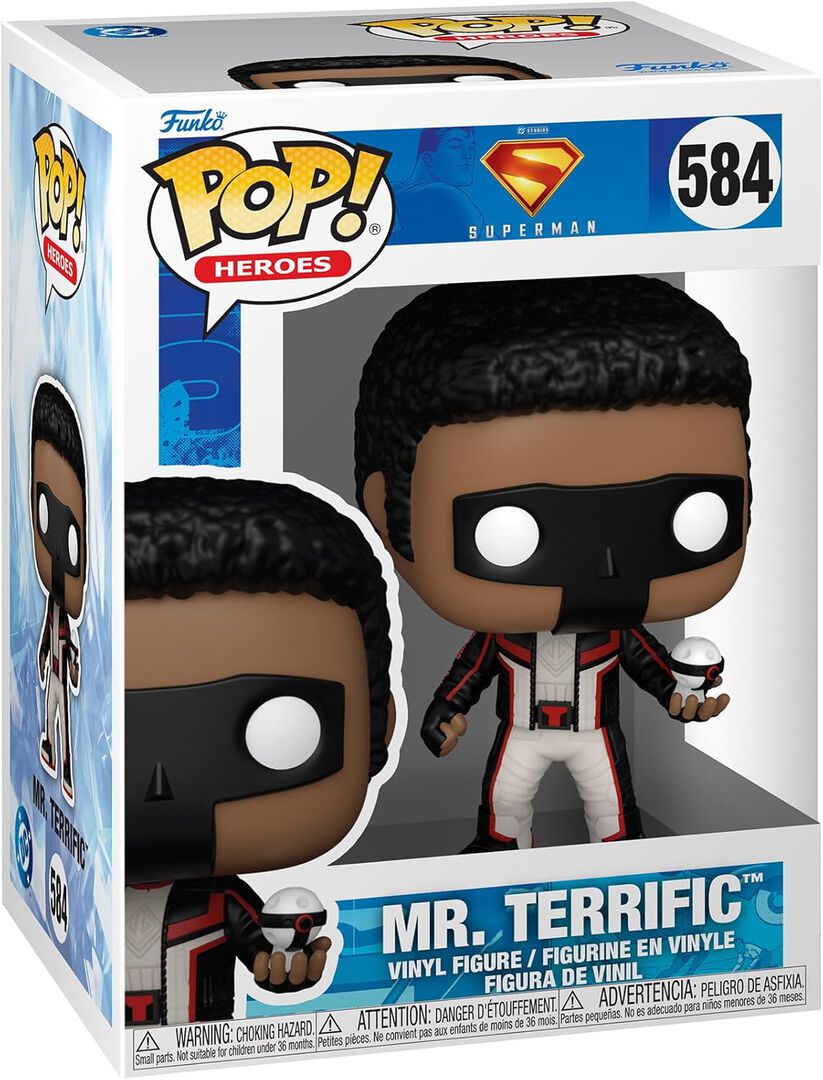 Figurine Funko Pop! N&deg;584 | Superman | Mr. Terrific