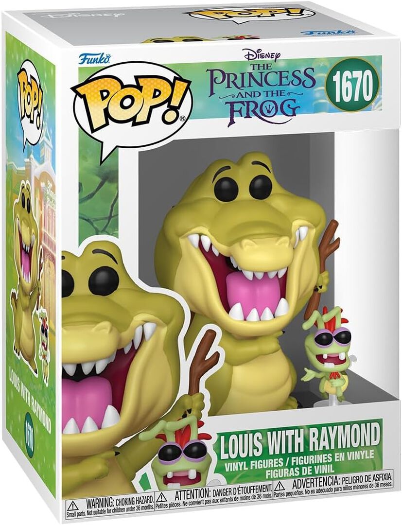 Figurine Funko Pop! And Buddy | La Princesse Et La Grenouille | S2 Louis W/raymo