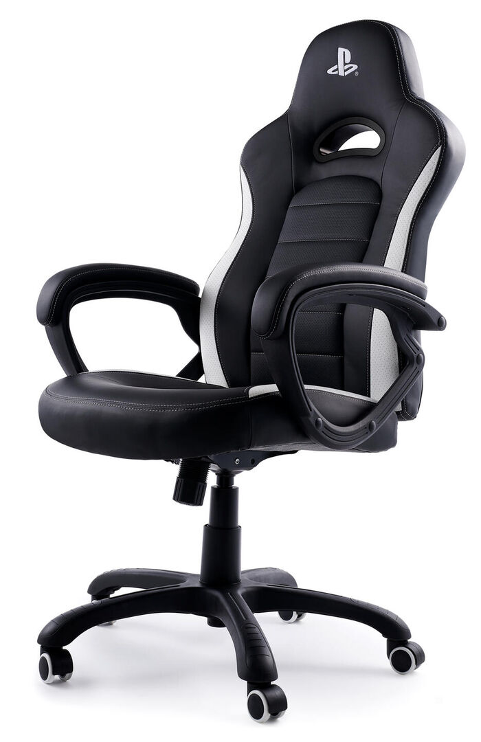 Chaise Gaming Officiel Sony Pcch350 Blanc & Noir