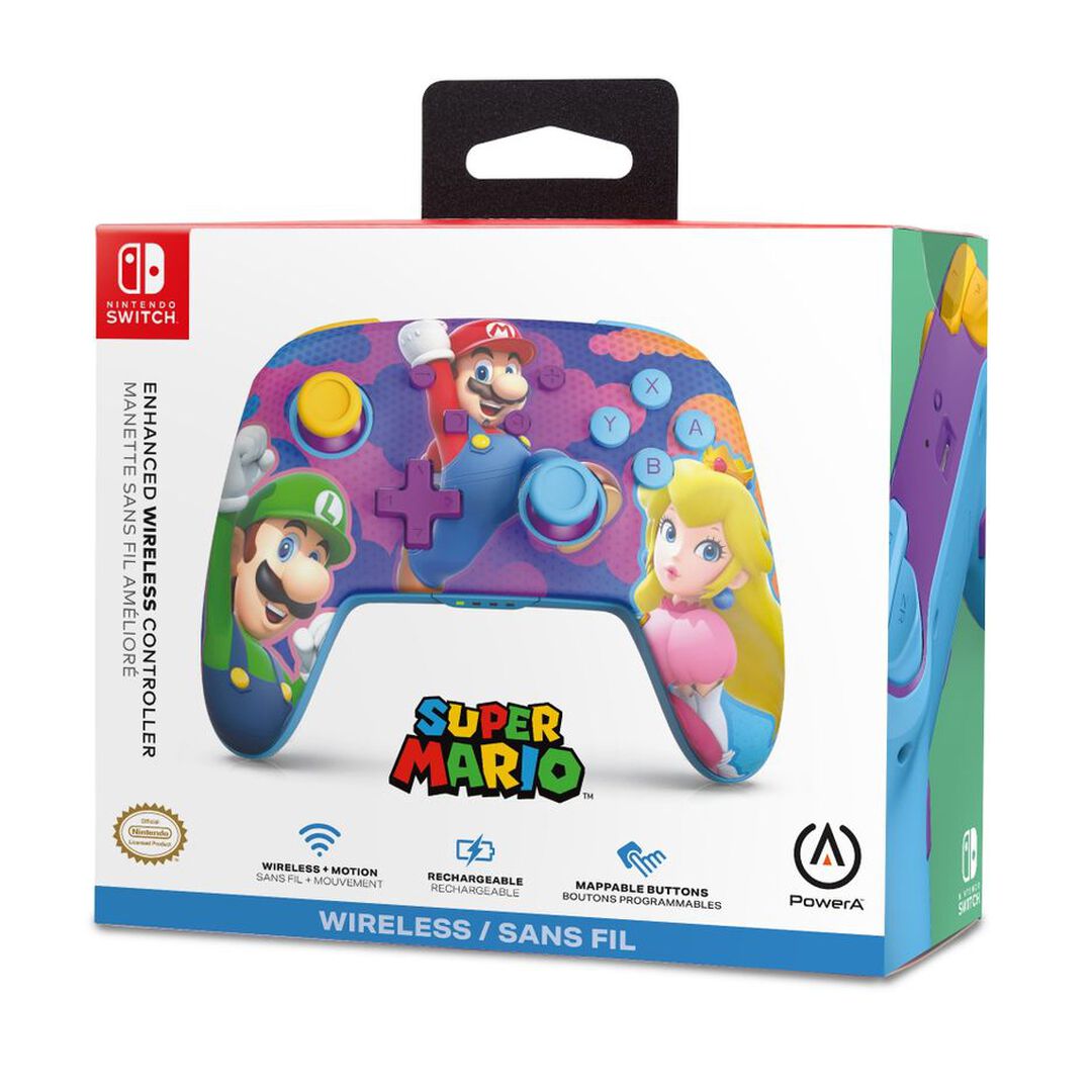 Manette Sans Fil | Mario+luigi+peach