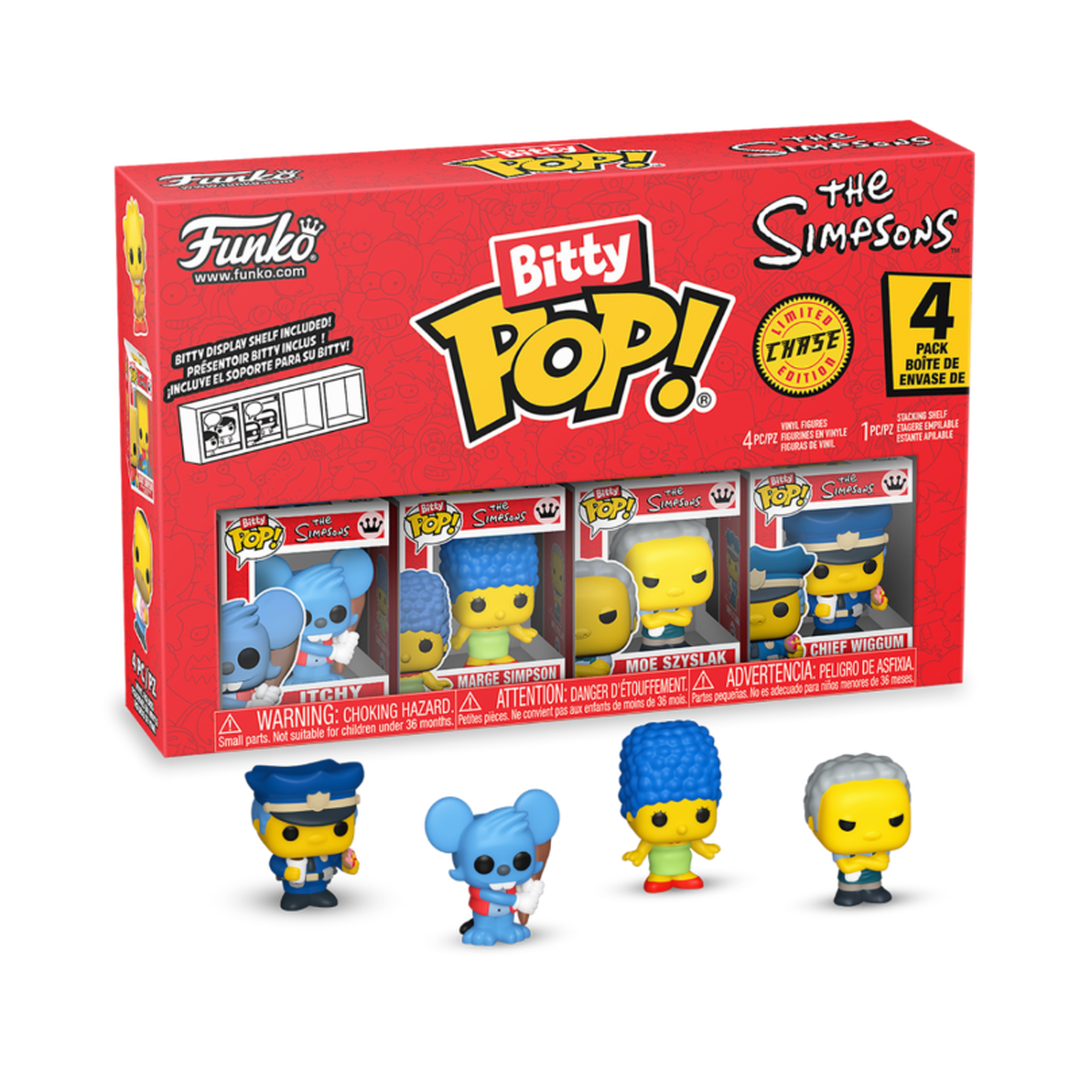 Figurine Funko Bitty Pop! 4pk | Les Simpsons | Pack De 4 Assortiment