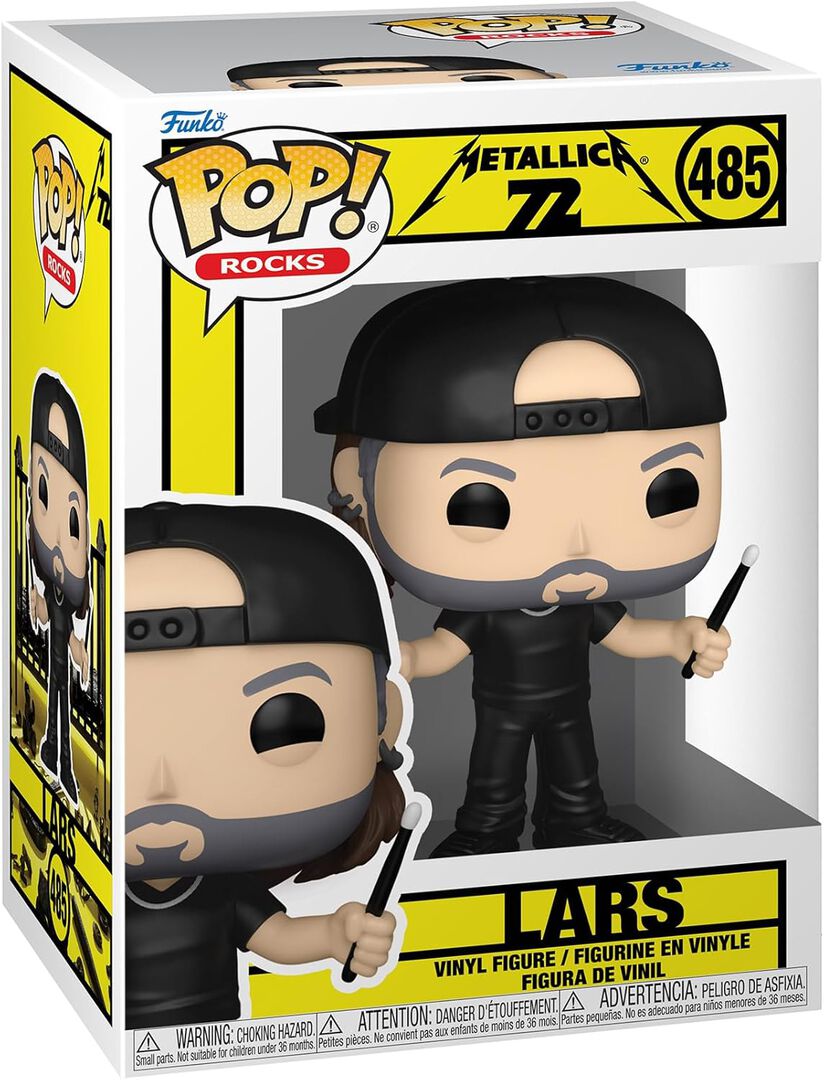 Figurine Funko Pop! N&deg;485 | Metallica | Lars (72s)