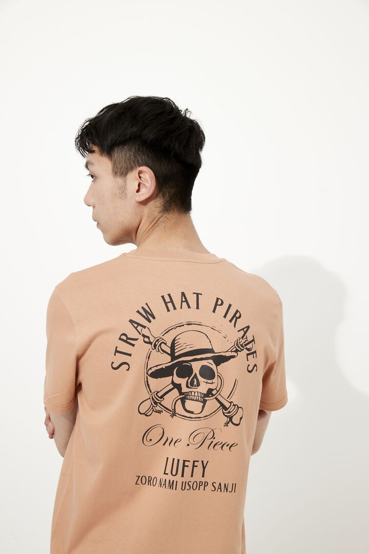 Tshirt | One Piece | Tshirt Manches Courtes Jolly Roger Terracota | Taille M