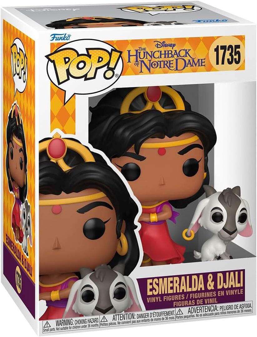 Figurine Funko Pop! Et Buddy | Le Bossu De Notre Dame | Esmeralda Et Djali