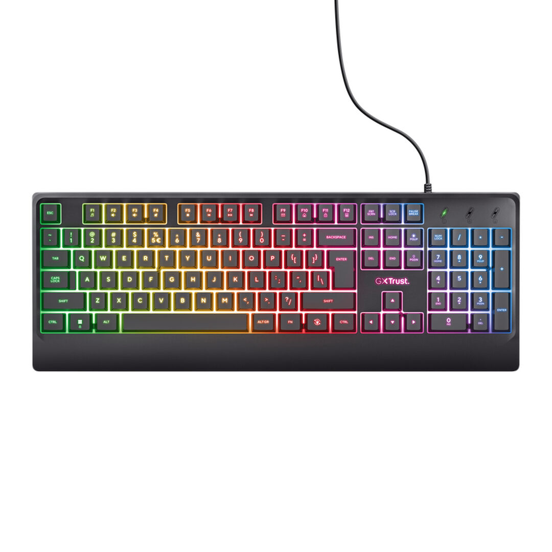 Pack 4 En 1(clavier Souris Tapis Casque) | Trust | Quadrox