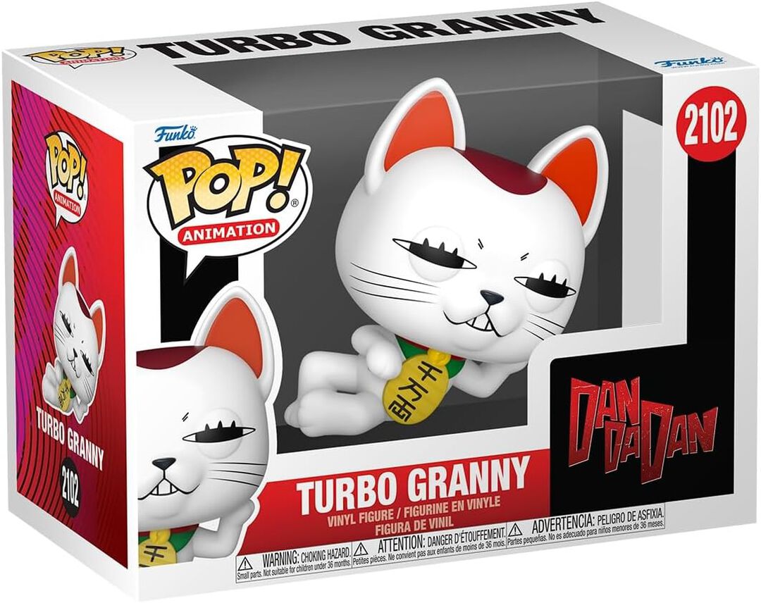 Figurine Funko Pop! N&deg;2102 | Dan Da Dan | Turbo Granny Cat