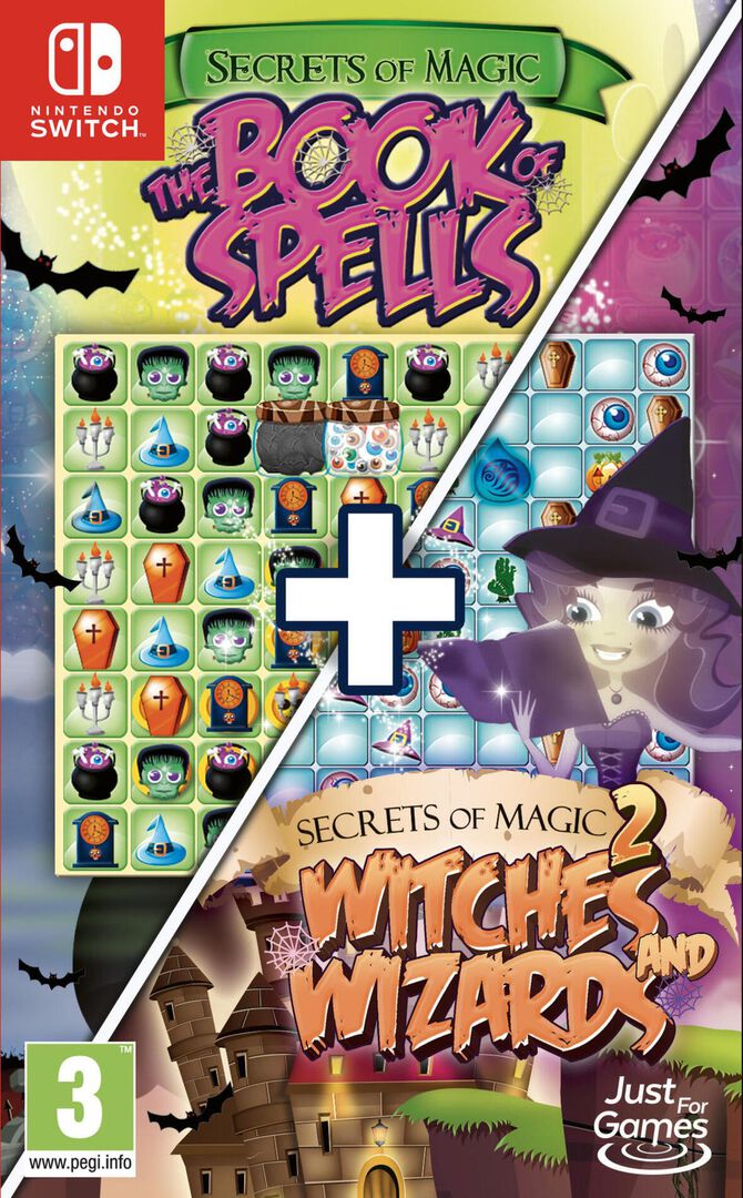 Secrets Of Magic 1+2 Book Of Spells+witches&wizards | Occasion