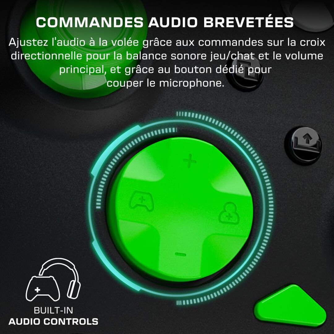 Manette Filaire | Turtle Beach | Rematch Core | Black Green