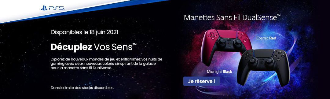 Manette Sans Fil Dualsense Midnight Black