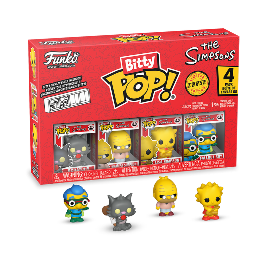 Figurine Funko Bitty Pop! 4pk | Les Simpsons | Pack De 4 Assortiment