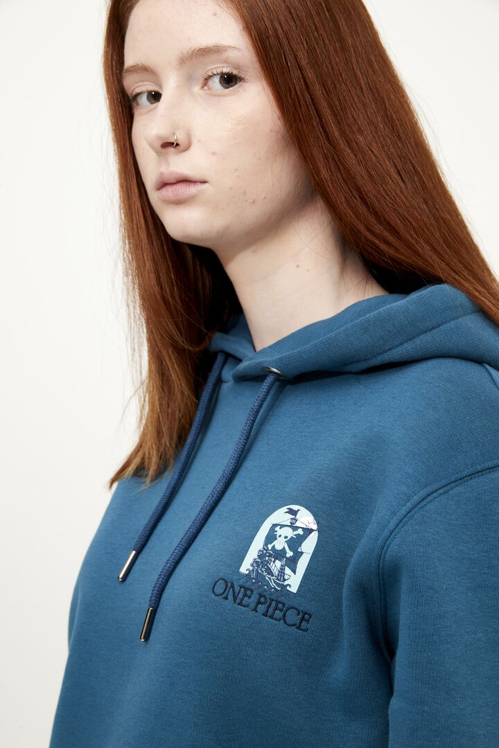 Sweat | One Piece | Hoodie Vogue Merry Bleu &eacute;meraude -taille S