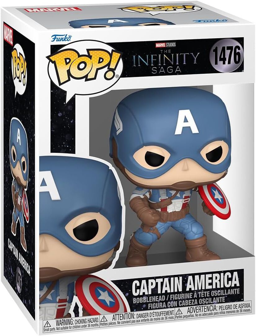 Figurine Funko Pop! N&deg;1476 | Marvel | The Infinity Saga | Captain America