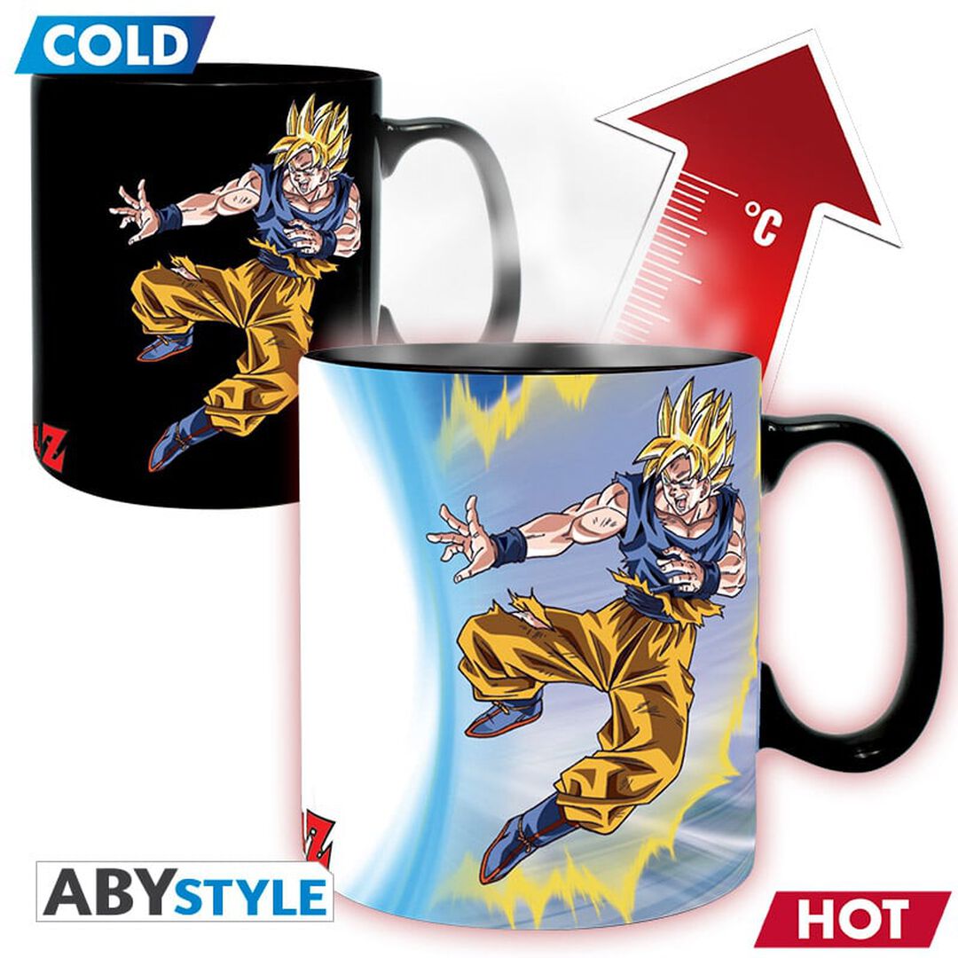 Mug Heat Change | Dragon Ball | Dbz/goku Vs Buu | 460ml