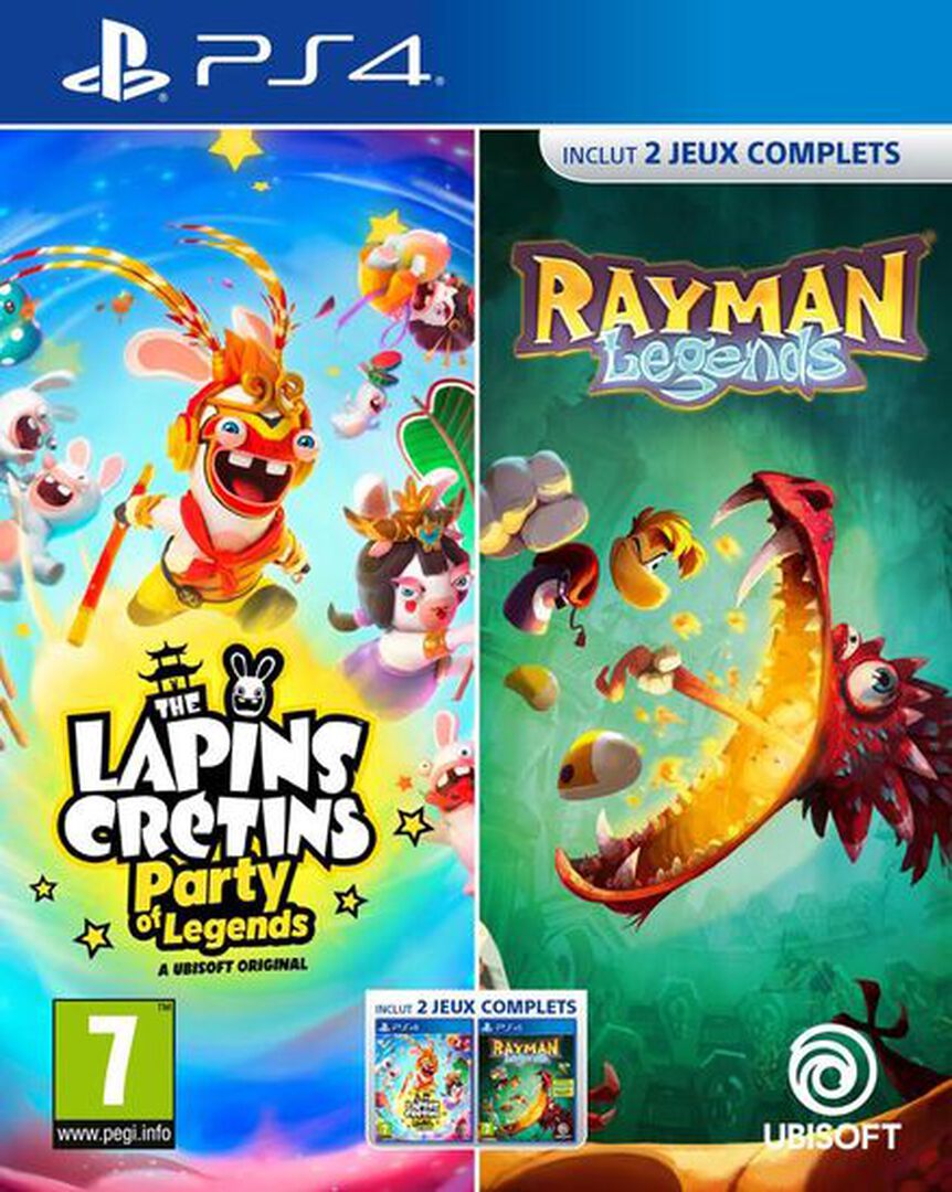 Compil Lapins Cretins Party Of Legends + Rayman Legends | Occasion