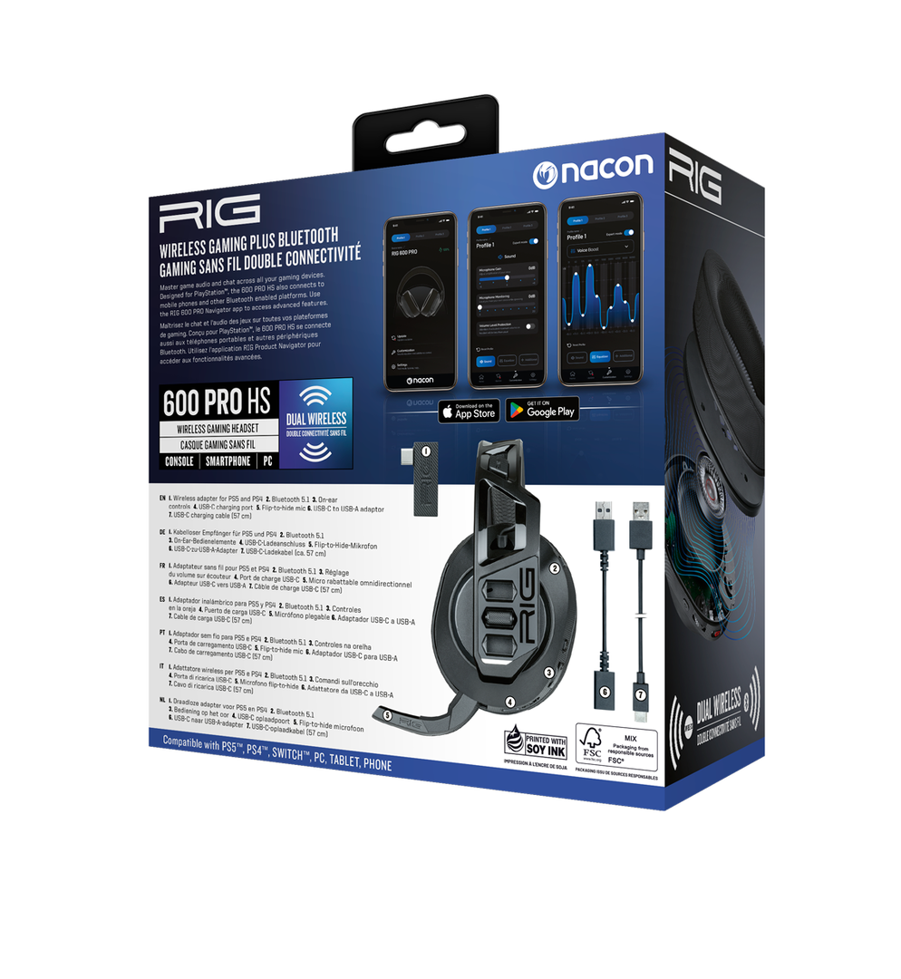 Casque Sans Fil Rig 600 Pro Hs Ps4/ps5