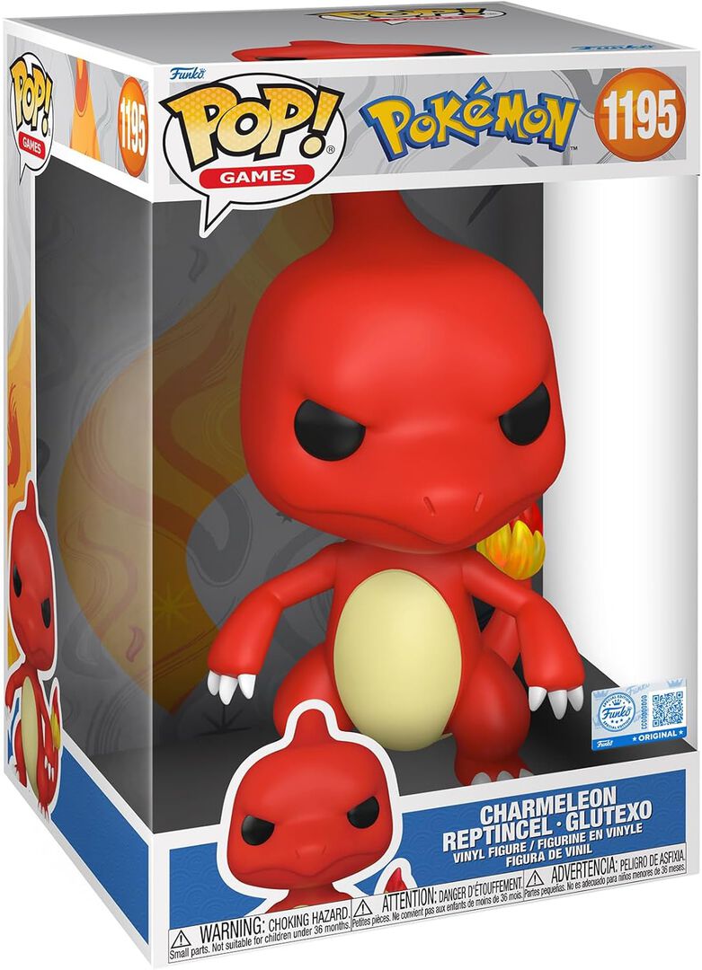 Figurine Funko Pop! Jumbo N&deg;1195 | Pokemon | Reptincel