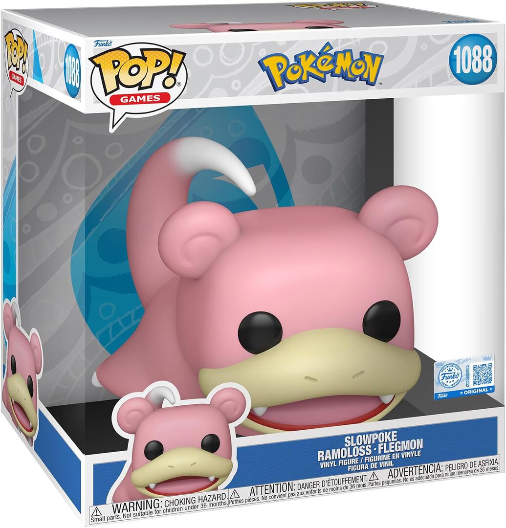 Figurine Funko Pop! Jumbo N&deg;1088 | Pokemon | Ramoloss