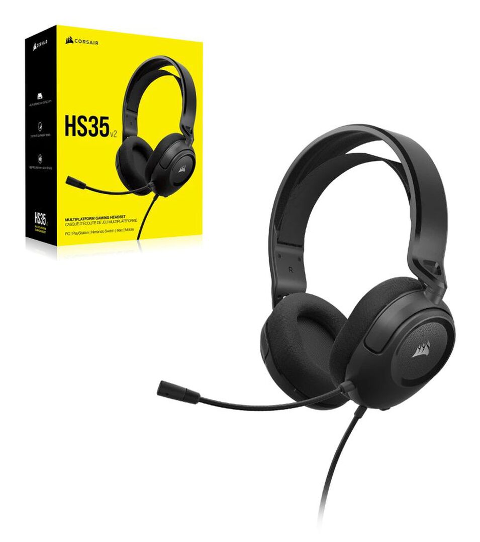 Casque Filaire | Corsair | Hs35 V2 Stereo Noir