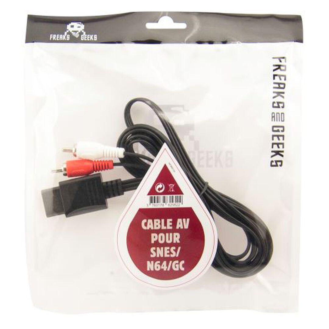 Cable Video Av Pour Snes-gc | N64