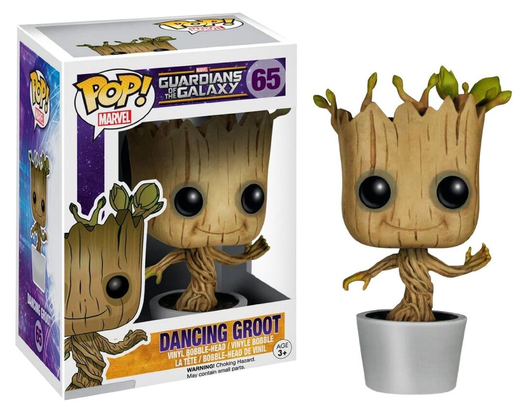 Figurine Funko Pop! N&deg;65 | Les Gardiens De La Galaxie | Dancing Groot
