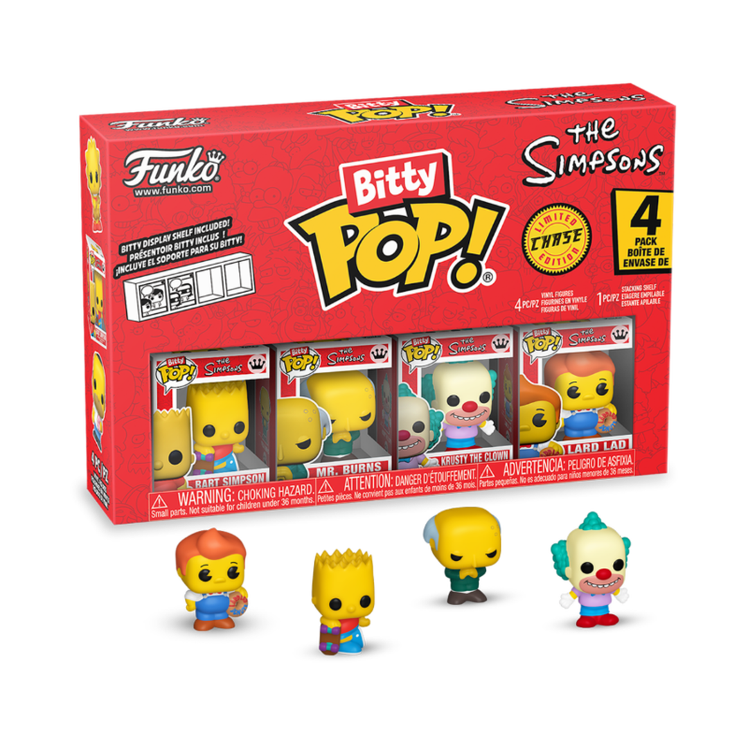 Figurine Funko Bitty Pop! 4pk | Les Simpsons | Pack De 4 Assortiment