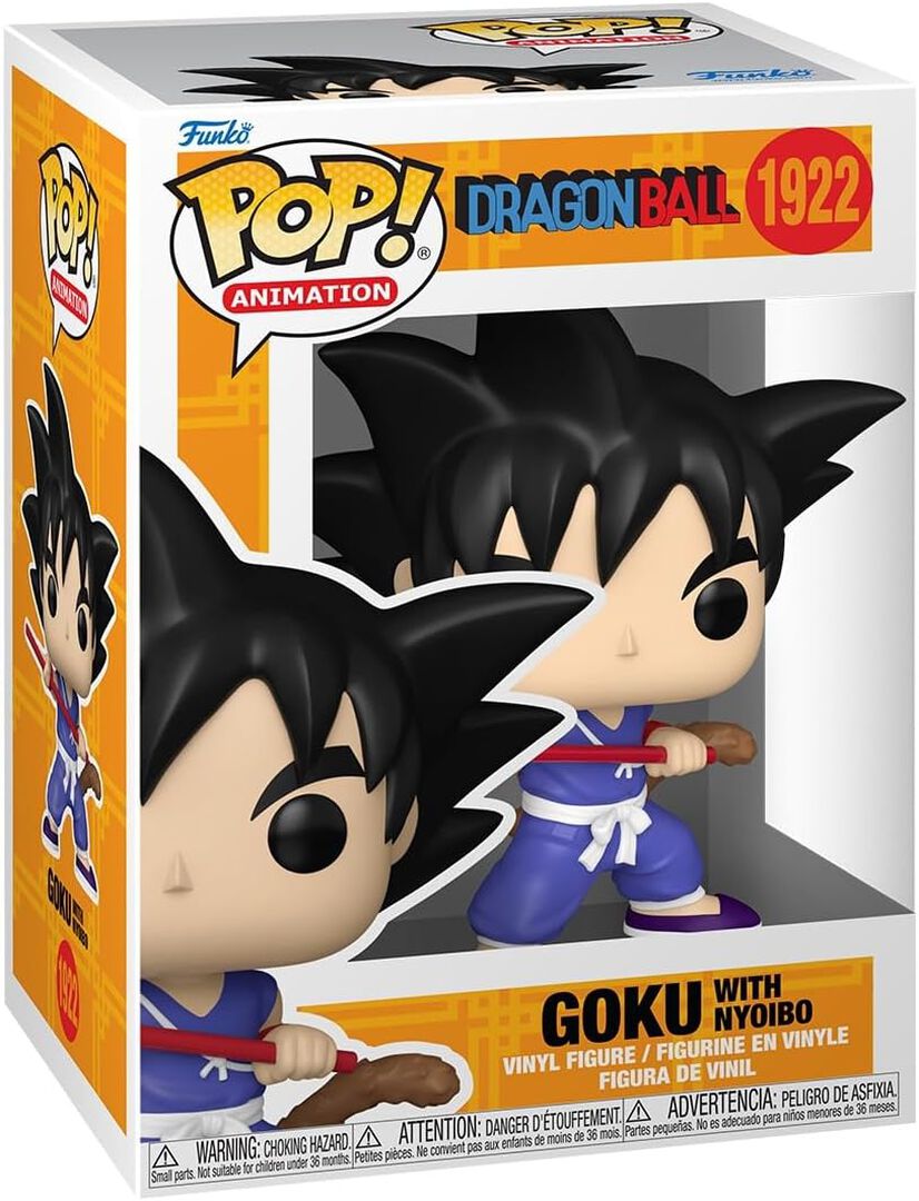 Figurine Funko Pop! N&deg;1922 | Dragon Ball Super | Goku Avec Nyoibou