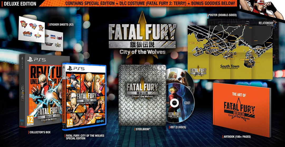 Fatal Fury City Of The Wolves Deluxe  Edition
